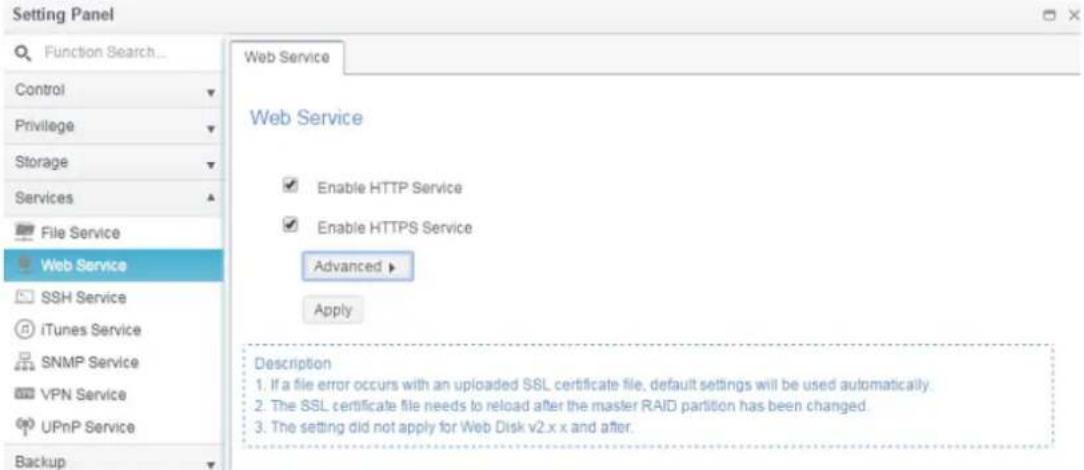 Thecus N4910U-S - Web Service - 1