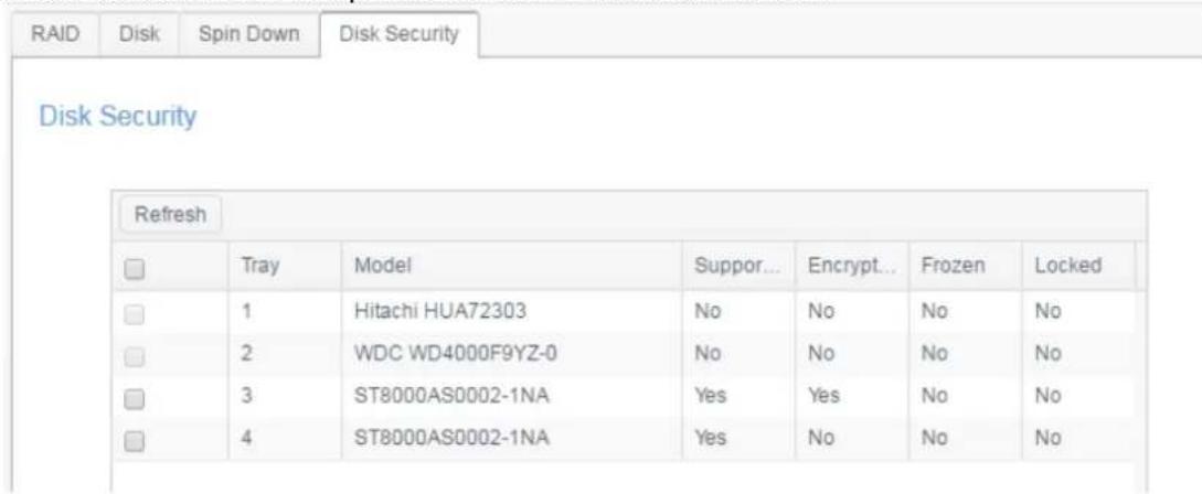 Thecus N4910U-S - Disk Security - 1