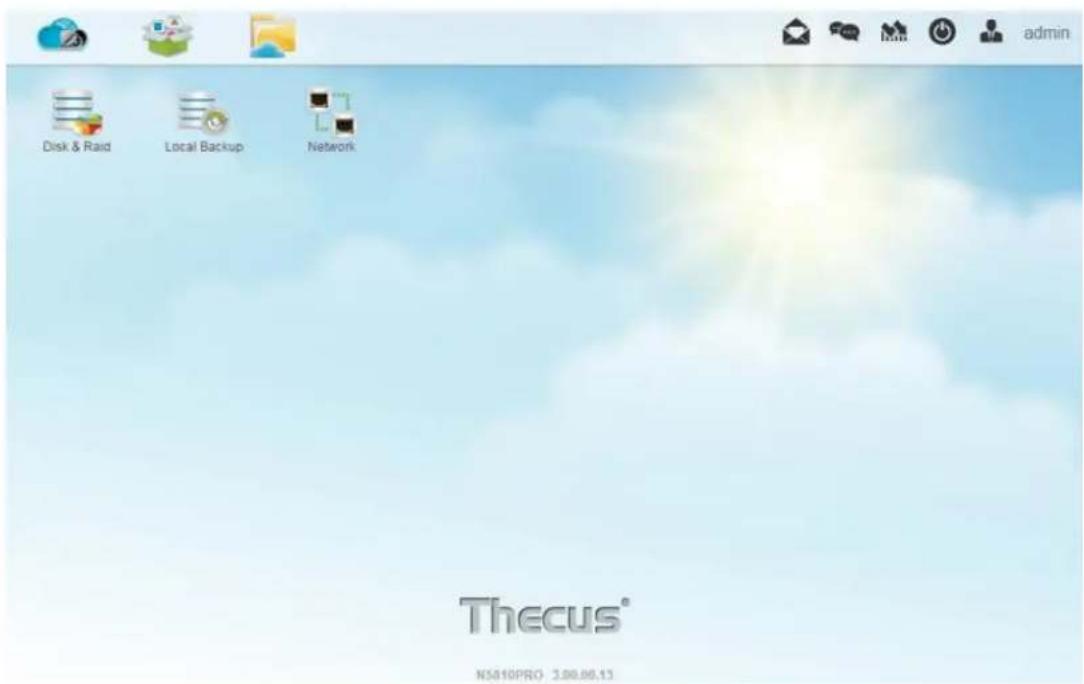 Thecus N4910U-S - Add/Remove Shortcut - 1