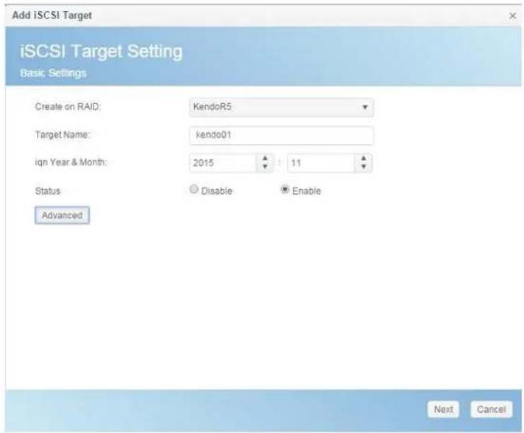 Thecus N4910U-S - Add iSCSI Target - 1