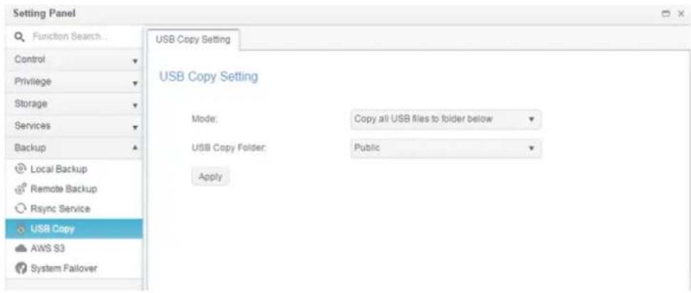 Thecus N4910U-S - USB Copy - 1
