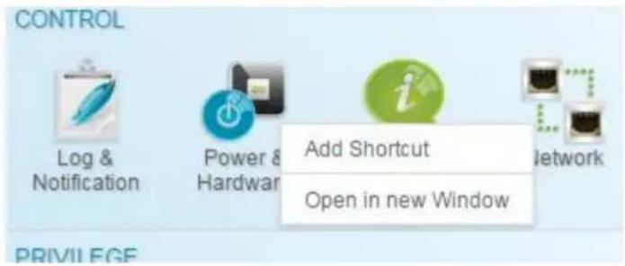 Thecus N4910U-S - Add/Remove Shortcut - 2