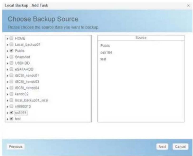Thecus N4910U-S - Add Task: - 2