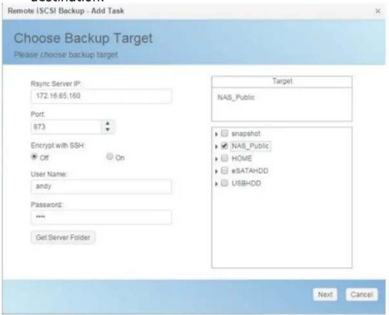 Thecus N4910U-S - Remote iSCSI Backup - 2