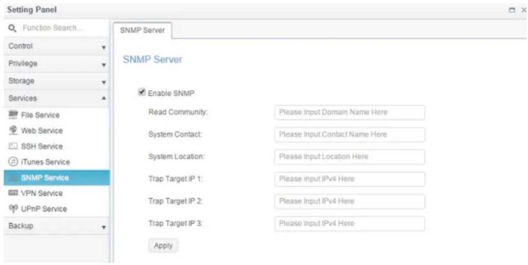 Thecus N4910U-S - SNMP Service - 1