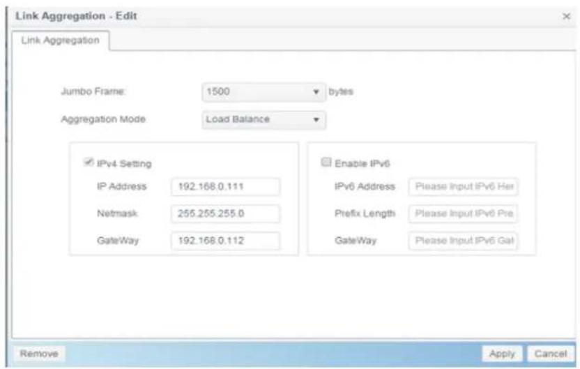 Thecus N4910U-S - Link Aggregation (N2350/N4350 not supported) - 4
