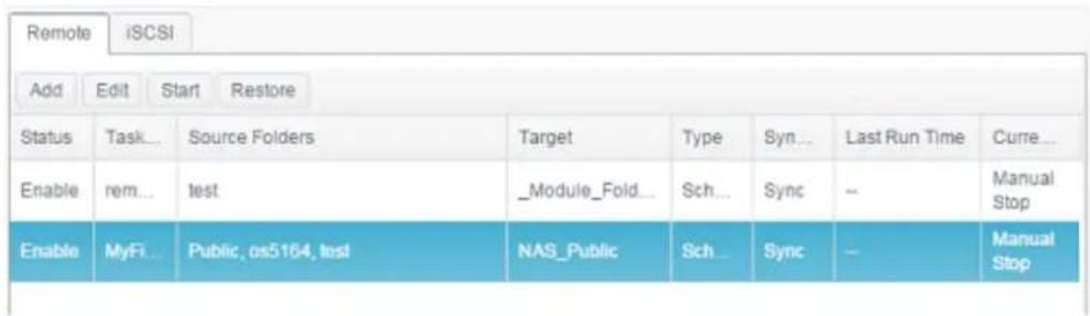 Thecus N4910U-S - Start Task: - 1