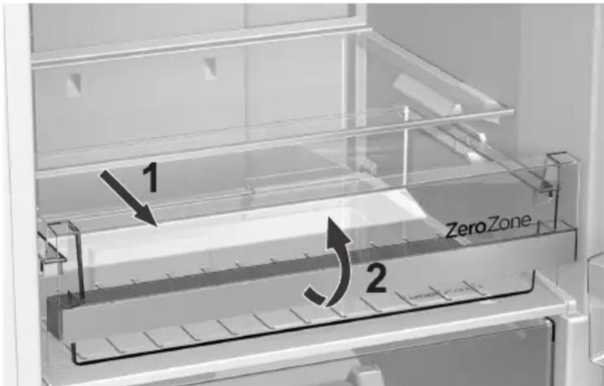 GORENJE RK 6192 ER - Lagerung von Lebensmitteln im ZeroZone-Fach - 1