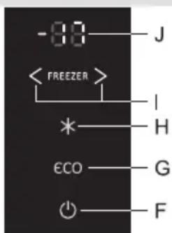 GORENJE RK 6192 ER - Einstellung der Temperatur im Geräteinneren - 1