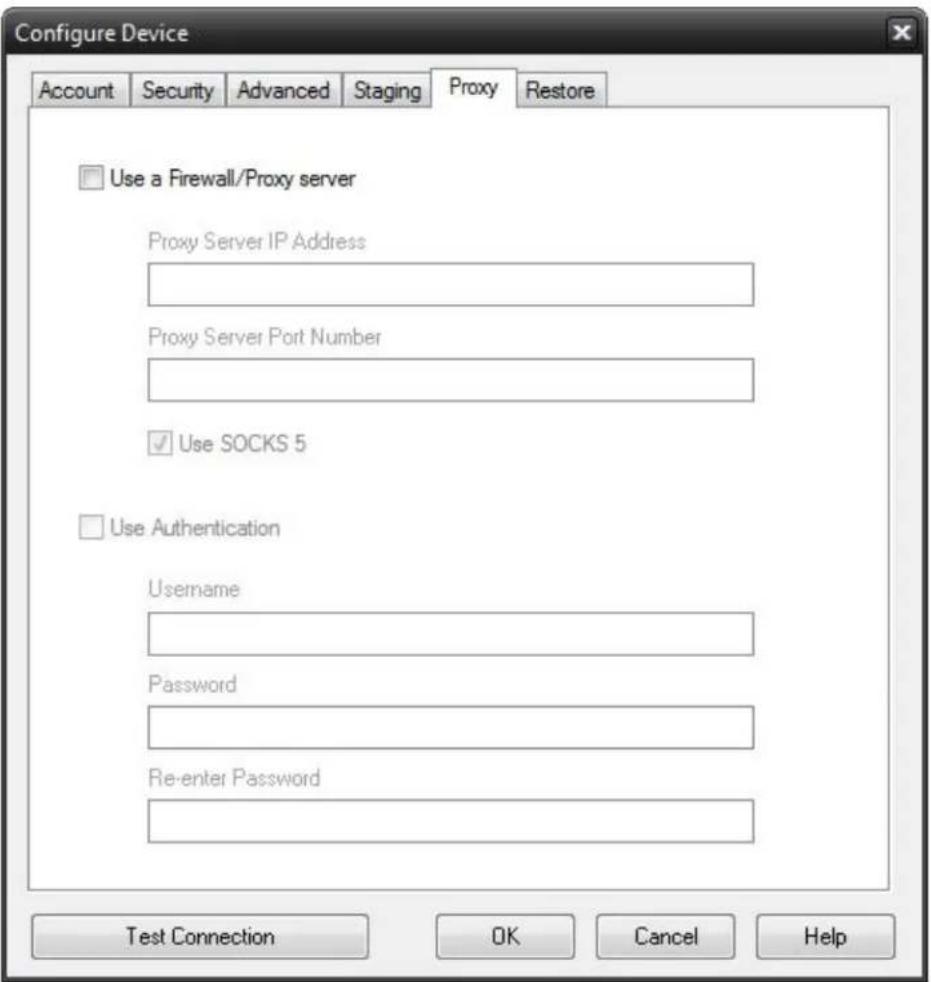Novastor NovaBACKUP PC - xSP Proxy Settings - 1