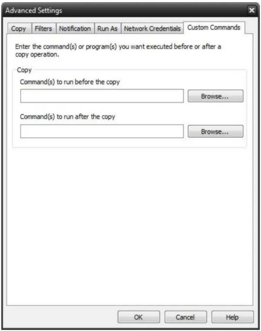 Novastor NovaBACKUP PC - Copy Job Network Credentials - 2