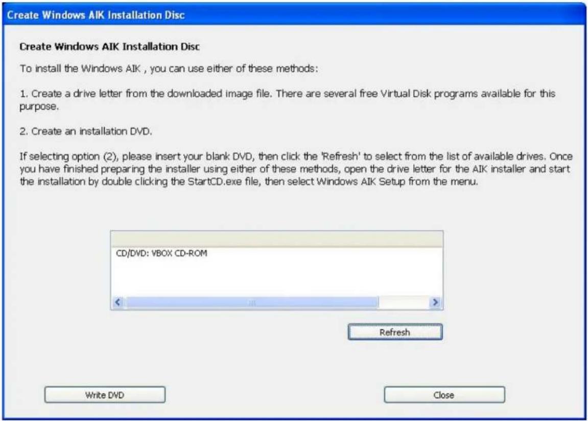 Novastor NovaBACKUP PC - Downloaded Windows AIK file: - 1