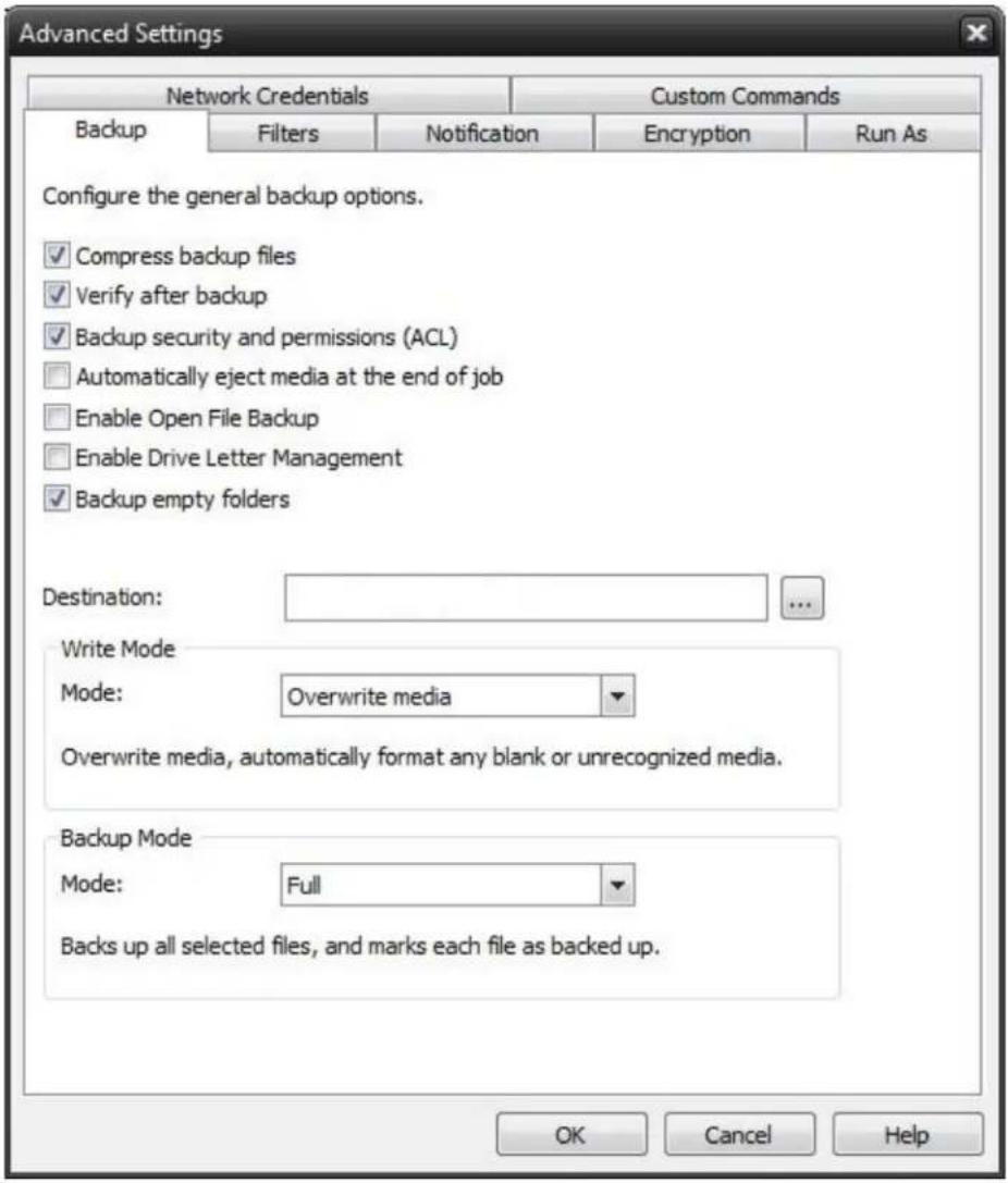 Novastor NovaBACKUP PC - Copy Job Network Credentials - 4