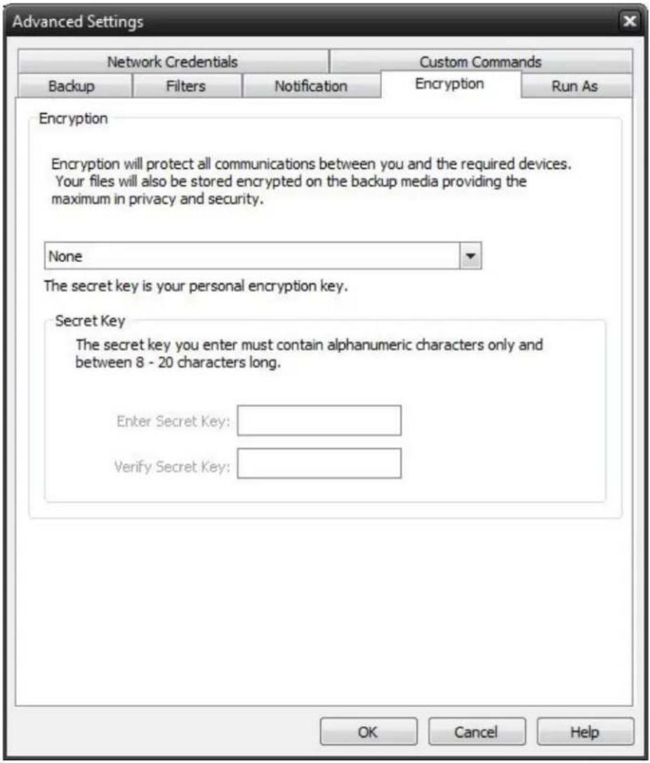 Novastor NovaBACKUP PC - Notification Conditions - 1
