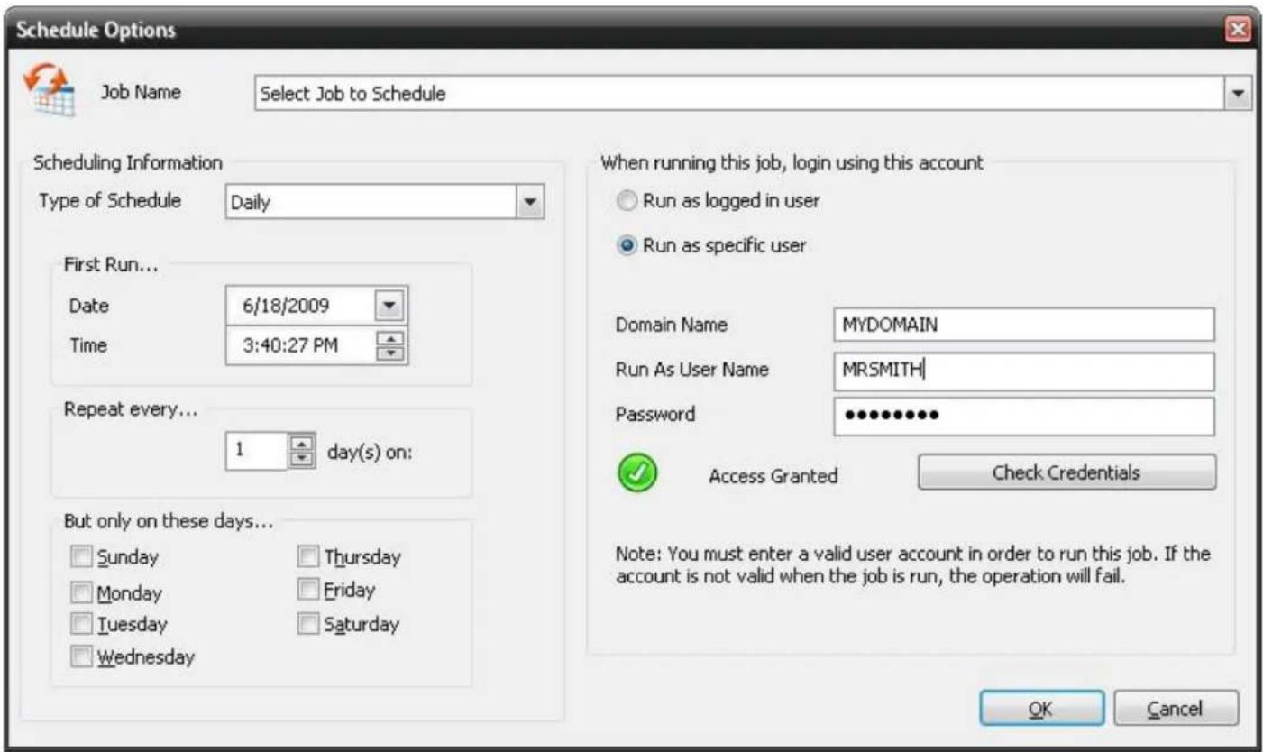 Novastor NovaBACKUP PC - The Scheduler - 1