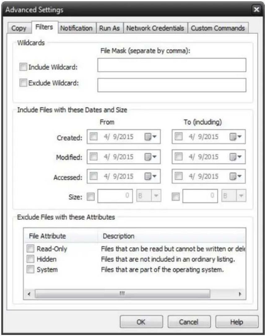 Novastor NovaBACKUP PC - Overwrite older files only - 1