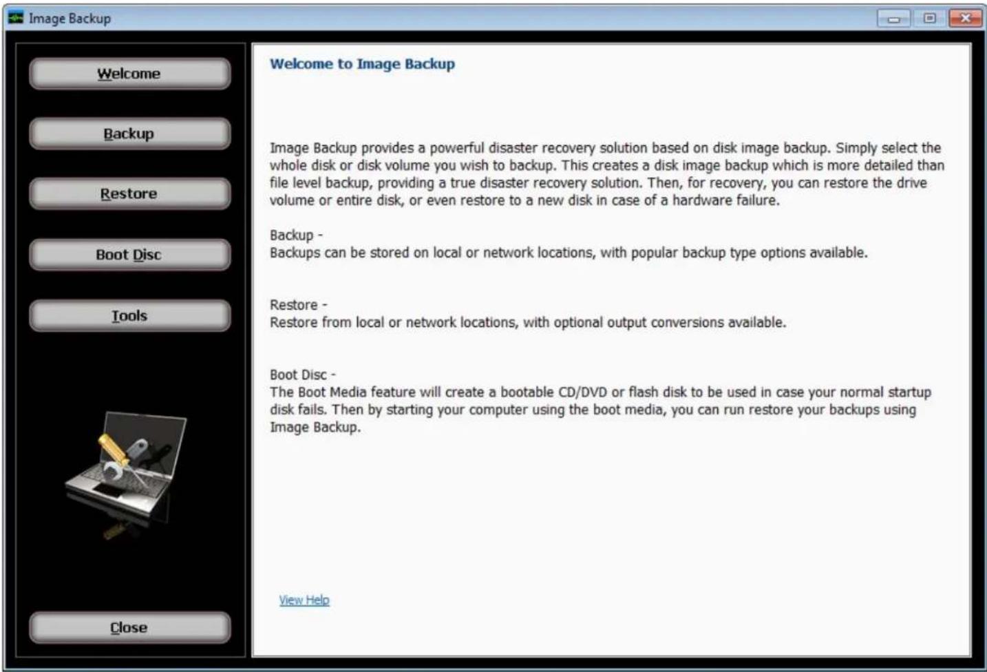 Novastor NovaBACKUP PC - Image Backup Tool Introduction - 1