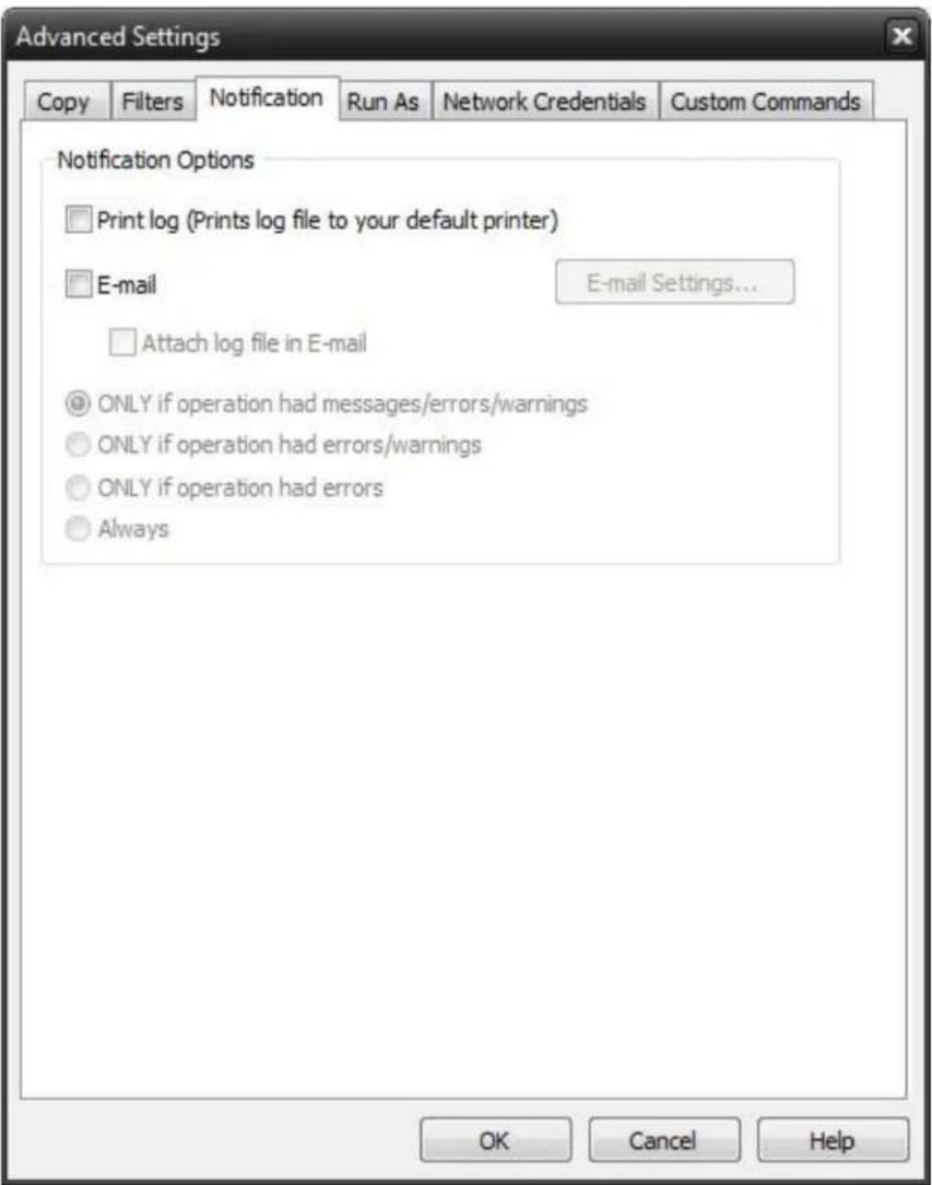 Novastor NovaBACKUP PC - Exclude Files with these Attributes - 1