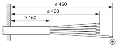 ≥ 460 ≥ 400 ≥ 150
