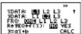 TEXAS INSTRUMENTS TI-30X Plus MultiView - Regression - Beispiel 1 - 4