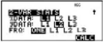 TEXAS INSTRUMENTS TI-30X Plus MultiView - Beispiel für bivariate Statistik - 4