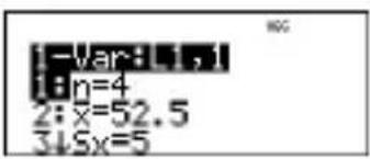 TEXAS INSTRUMENTS TI-30X Plus MultiView - Beispiel für univariate Statistik - 5