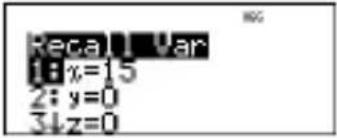 TEXAS INSTRUMENTS TI-30X Plus MultiView - Speicher und gespeicherte Variablen - 11