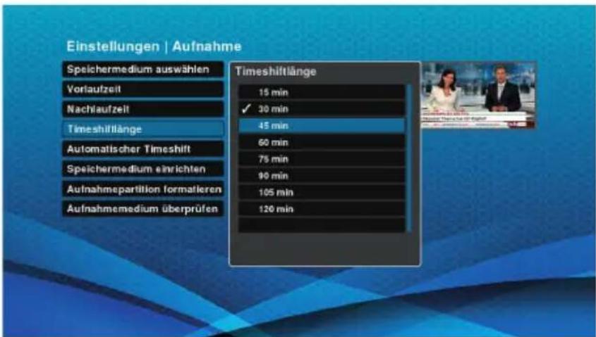 Schwaiger DTR700HD - Time-Shift-Dauer - 2