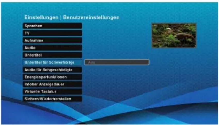 Schwaiger DTR700HD - Untertitel für Schwerhörige - 1