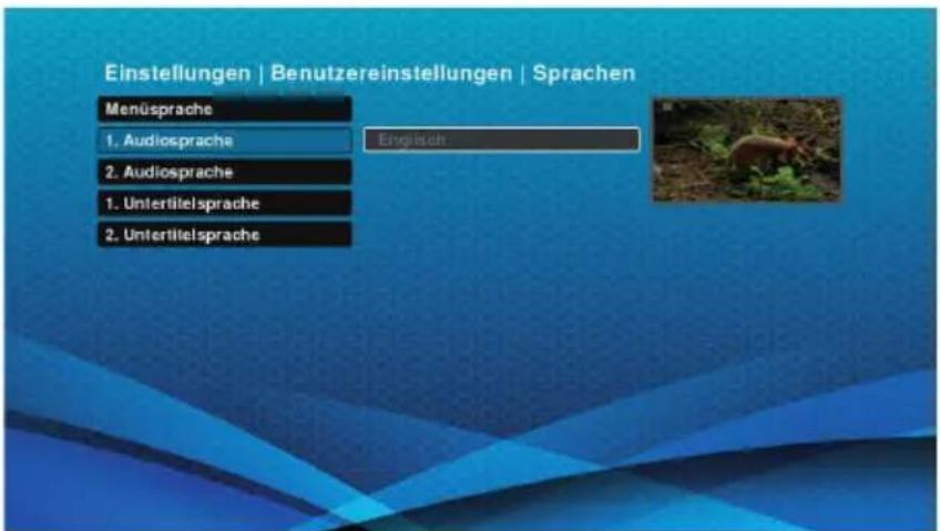 Schwaiger DTR700HD - Audiosprache - 1