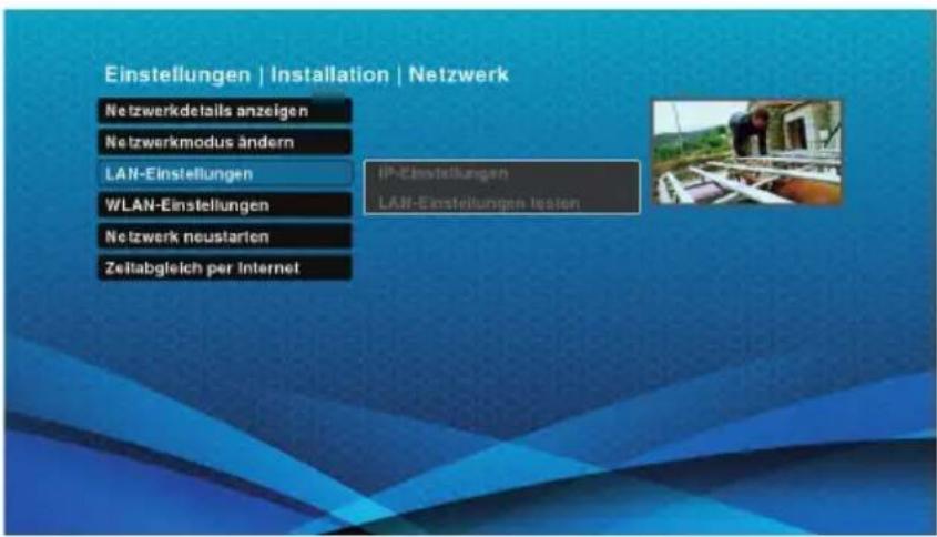 Schwaiger DTR700HD - LAN/IP-Einstellungen - 1