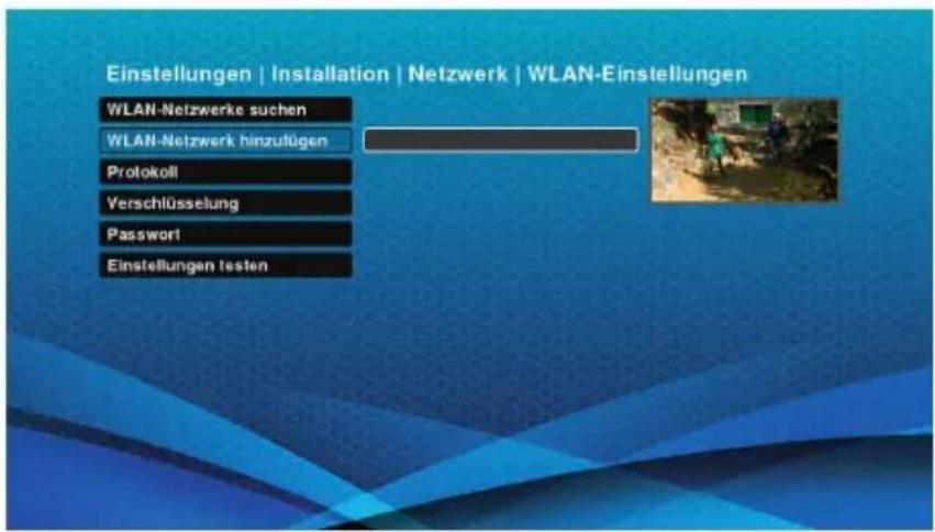 Schwaiger DTR700HD - WLAN-Netzwerk (SSID) hinzufügen - 1