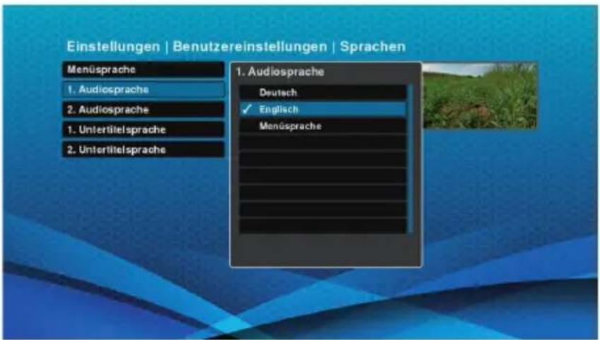 Schwaiger DTR700HD - Audiosprache - 2
