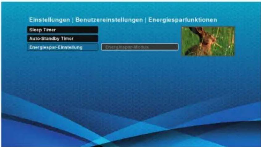 Schwaiger DTR700HD - Energiespar-Einstellung - 1