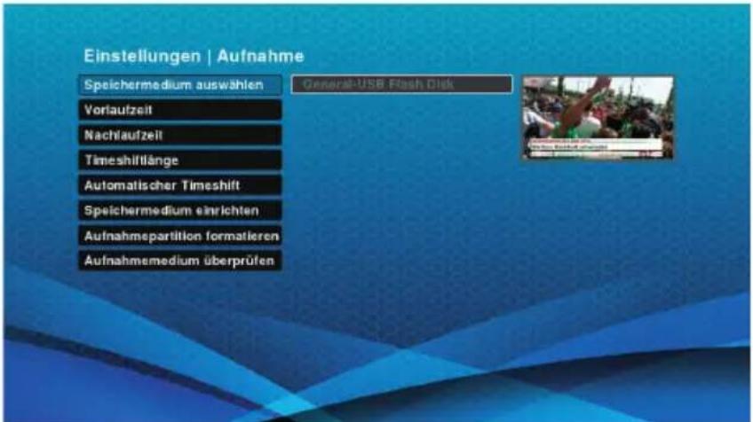 Schwaiger DTR700HD - Auswahl eines USB-Speichermedium - 2