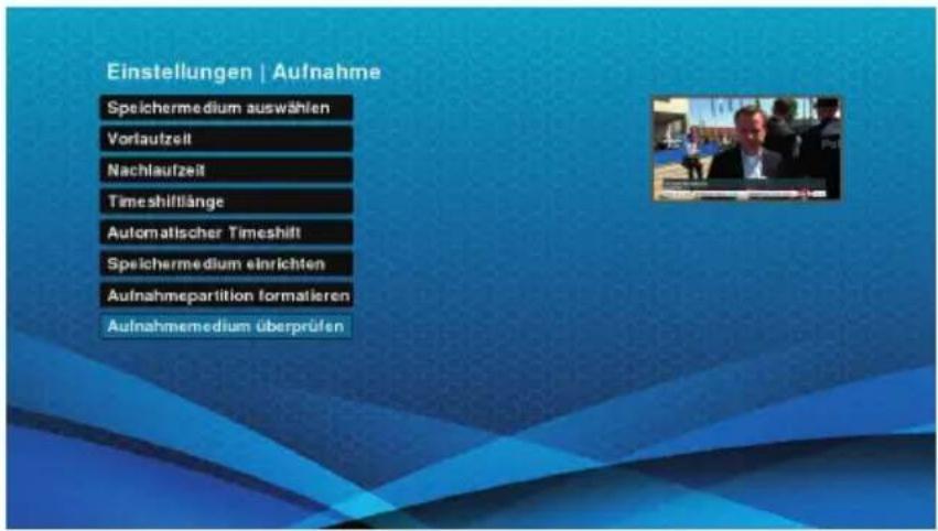 Schwaiger DTR700HD - Aufzeichnungsgerät überprüfen - 1