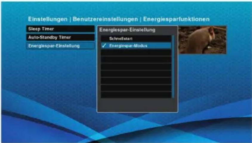 Schwaiger DTR700HD - Energiespar-Einstellung - 2