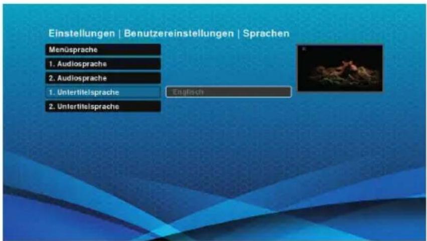 Schwaiger DTR700HD - Untertitelsprache - 1
