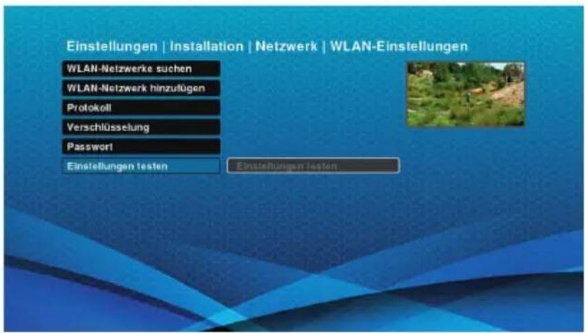 Schwaiger DTR700HD - Einstellungen testen - 1