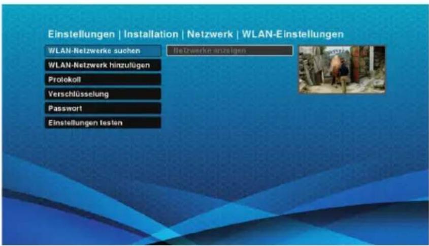 Schwaiger DTR700HD - WLAN-Netzwerke suchen - 1
