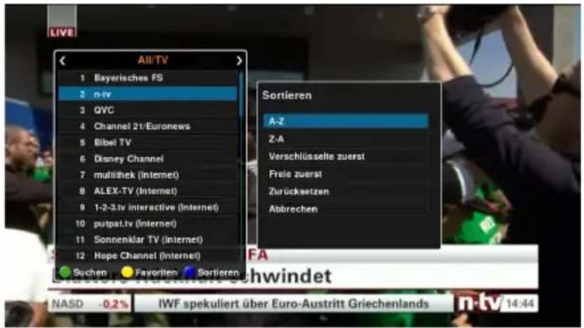 Schwaiger DTR700HD - Blaues Symbol (Sortieren) - 1