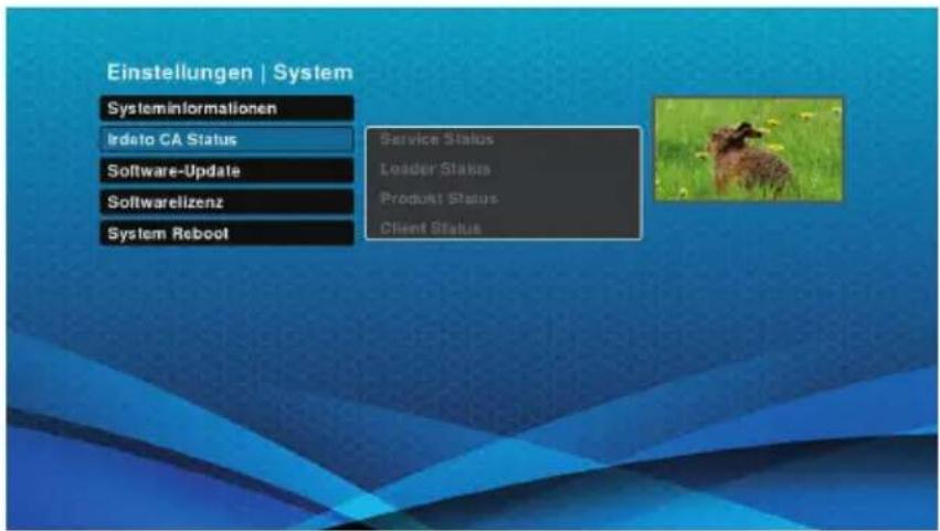 Schwaiger DTR700HD - Irdeto CA Status - 1