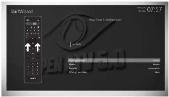 Opticum ODIN Plus - Schritt 6. Tuner einrichten - 1