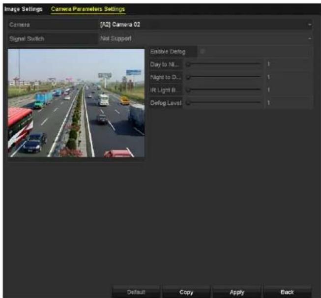Hikvision DS-7204HUHI-K2 - Configuring Camera Parameters Settings - 2