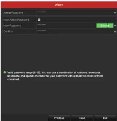 Hikvision DS-7204HUHI-K2 - Operang the Setup Wizard: - 2