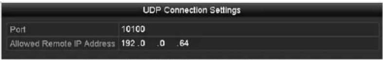 Hikvision DS-7204HUHI-K2 - - UDP Connecon - 1