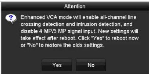 Hikvision DS-7204HUHI-K2 - Enable Enhanced VCA Mode - 2