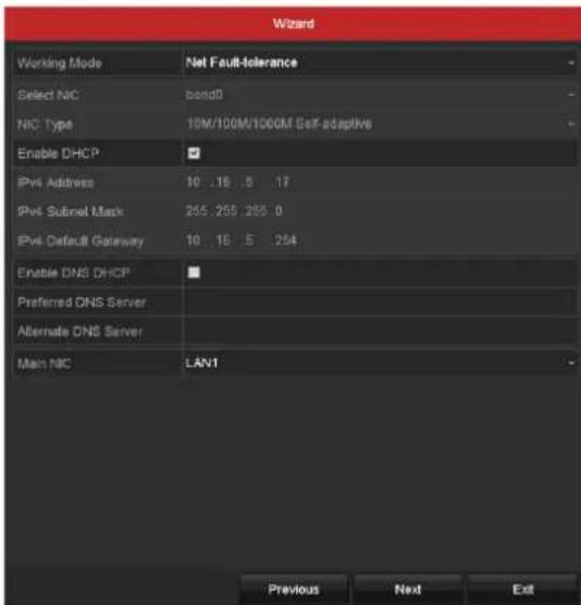 Hikvision DS-7308HUHI-K4 - Operang the Setup Wizard: - 5