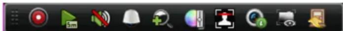 Hikvision DS-7308HUHI-K4 - Quick Setting Toolbar in Live View Mode - 1