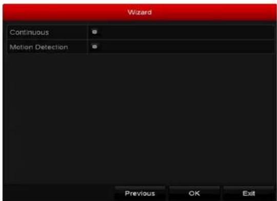 Hikvision DS-7308HUHI-K4 - Operang the Setup Wizard: - 11